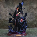 Naruto Anime Modelo Toy, Estátua Uchiha Itachi, Decoração para Casa Ornamento para Namorado, Presente Popular, 28cm