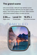 Dt ultra 3 smartwatch tela amoled 4gb mp3 mp4 player bluetooth rede compartilhamento app loja chatgpt inteligente ai relógio masculino sportwatch