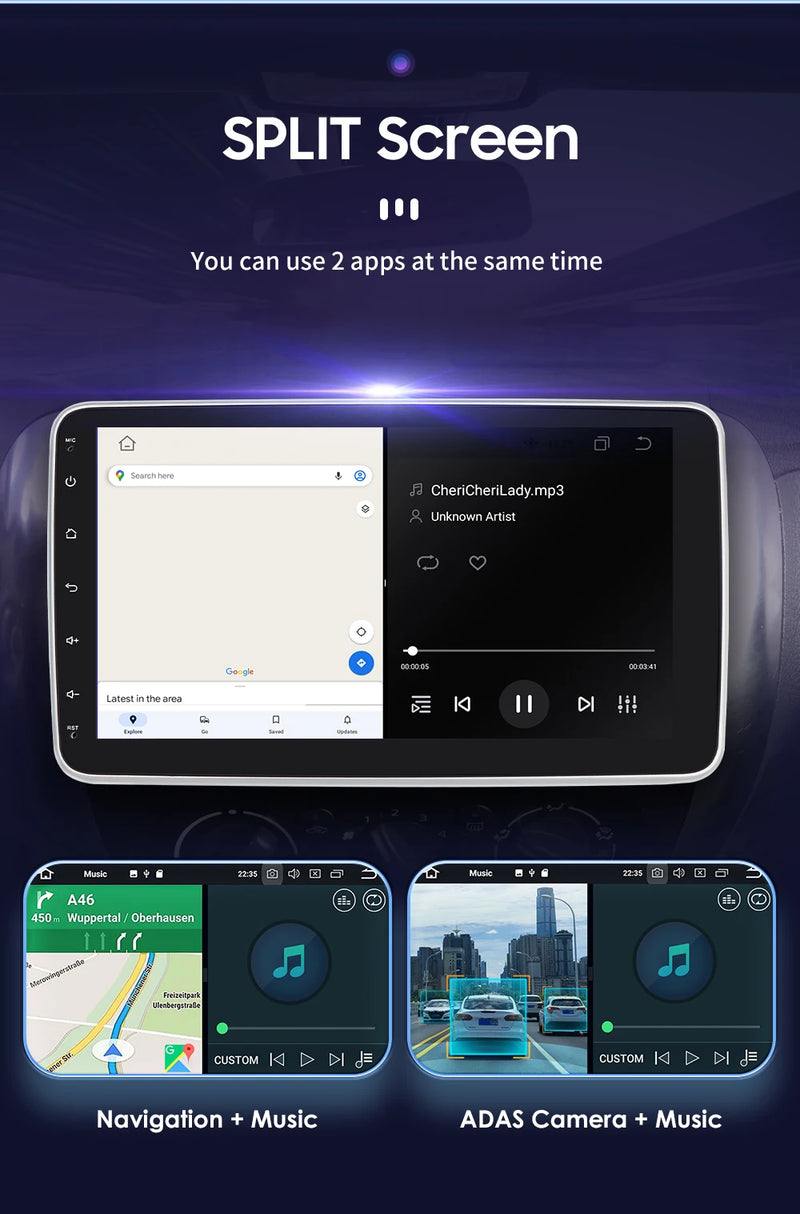 1 din android rádio estéreo do carro 10.1 girar tela de toque removível para universal carplay navegação gps bluetooth wifi autoradio