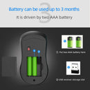 Mouse gamer sem fio 2.4g, ergonômico, 800-1200-1600 dpi, recarregável, para escritório, pc, laptop, macbook pro