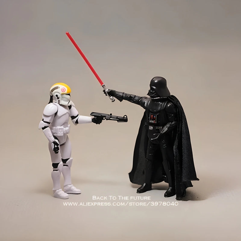 Hasbro star wars filme darth vader dark trooper 10cm anime figura de ação coleção mini boneca brinquedos modelo para crianças presente