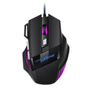 1 PC ITLY New Hyperspeed USB Gaming Mouse RGB Backlit Ergonômico Jogo Ratos 7D Esports Wired Mouse para PC portátil Gamer