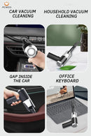 PCMOS 1PC aspirador sem fio dupla utilização para casa e carro 120W alta potência poderoso aspirador preto