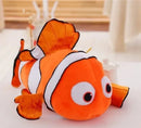 Disney caroon filme encontrar nemo brinquedos de pelúcia kawaii marlin nemo boneca de pelúcia macio recheado dory peixe boneca travesseiro presente de natal para meninos