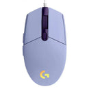 Logitech g102 mouse usb com fio mouse para jogos 8000 dpi tela de efeito óptico arco-íris para computador pc/mac e laptop