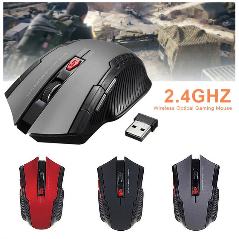 113 mouse sem fio 2.4ghz mouse óptico sem fio com receptor usb mouse sem fio portátil de 6 botões para laptops