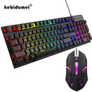 Conjunto Gamer Teclado e Mouse Mecânico RGB – Kebidumei