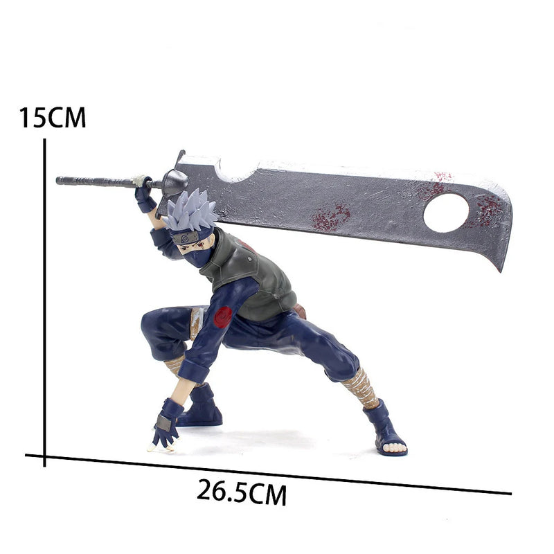 Hatake Kakashi Figuras Anime, Naruto, NARUTO, Acessórios Action Figure, Enfeites de Carro, Brinquedos Cartoon Kids, Presentes de Aniversário