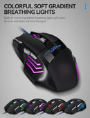 1 PC ITLY New Hyperspeed USB Gaming Mouse RGB Backlit Ergonômico Jogo Ratos 7D Esports Wired Mouse para PC portátil Gamer