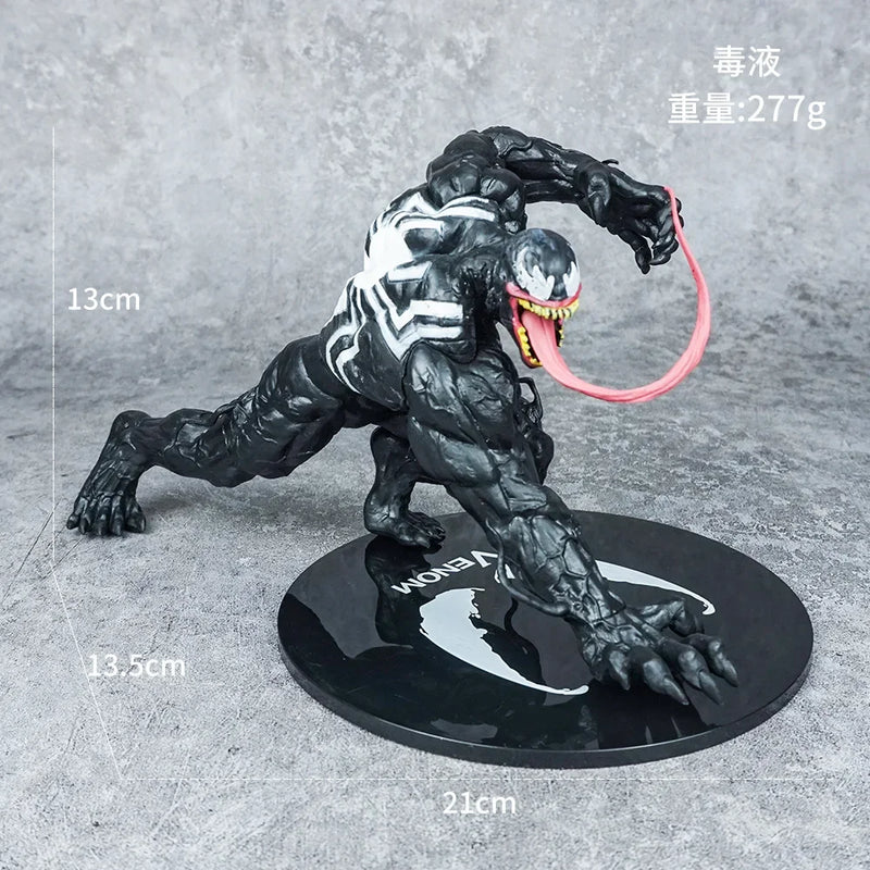 Anexando posição propensa venenos spidermans filme figura ação pvc anime brinquedos artesanais modelo decoração ornamentos boneca festival