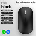 Xiaomi mouse sem fio tipo-c carregamento silencioso clique portátil escritório ergonômico portátil universal leve jogo de escritório sem ruído