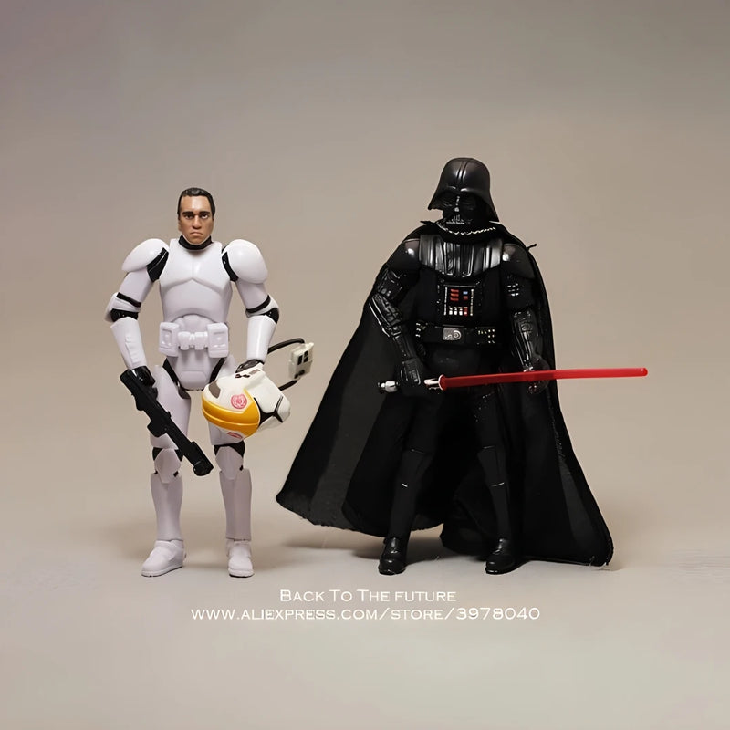 Hasbro star wars filme darth vader dark trooper 10cm anime figura de ação coleção mini boneca brinquedos modelo para crianças presente