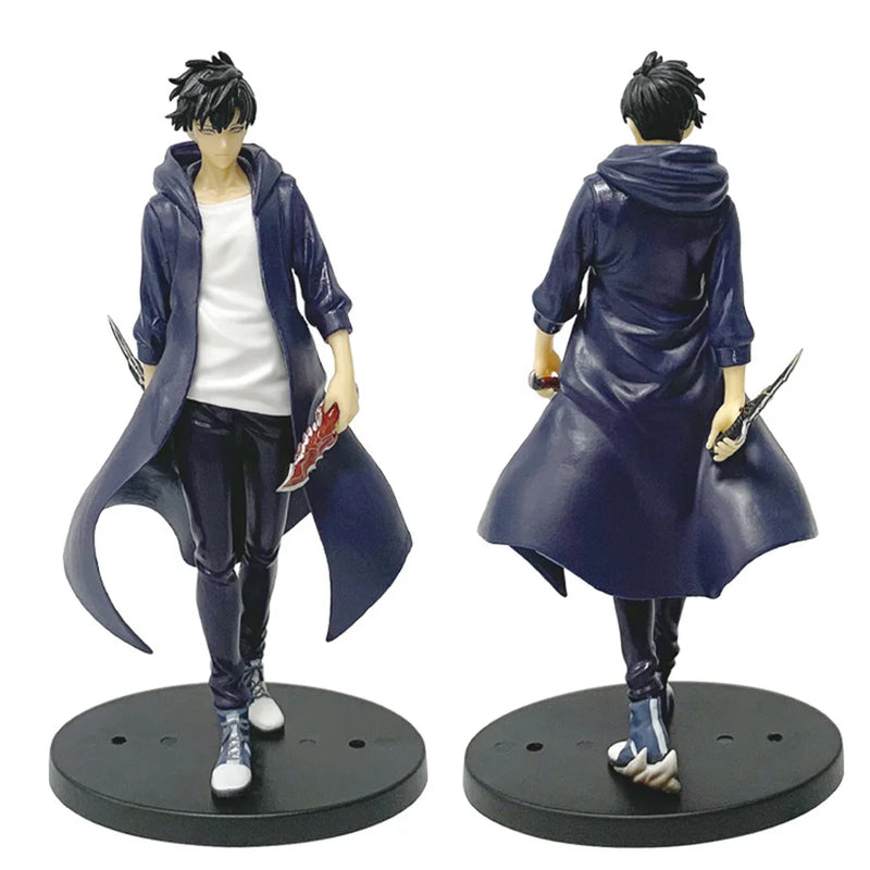 Solo nivelamento sung jin woo anime figura minério dartal nível up na ken shun mizushino anime figuras colecionáveis modelo boneca brinquedos presentes
