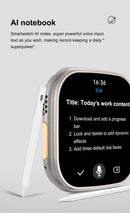 Dt ultra 3 smartwatch tela amoled 4gb mp3 mp4 player bluetooth rede compartilhamento app loja chatgpt inteligente ai relógio masculino sportwatch