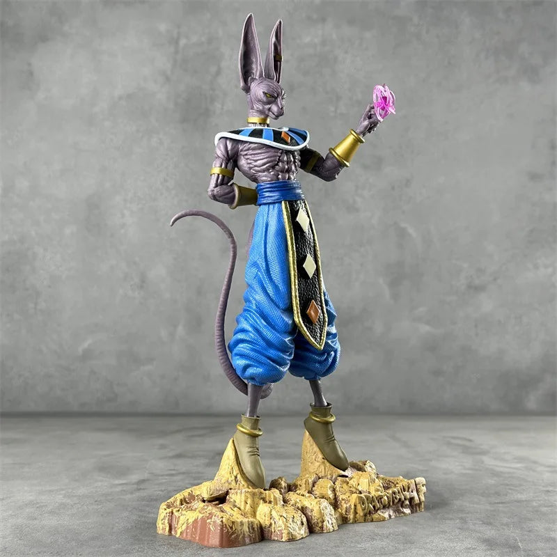 30cm dragon ball z figuras super deus da destruição cerveja figuras de ação coleção decoração modelo estátua brinquedos presente aniversário