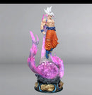 Dragon ball anime figura 25cm son goku ultra instinto super saiyan estatueta estátua de pvc modelo ornamento coleção presente brinquedo