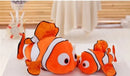 Disney caroon filme encontrar nemo brinquedos de pelúcia kawaii marlin nemo boneca de pelúcia macio recheado dory peixe boneca travesseiro presente de natal para meninos