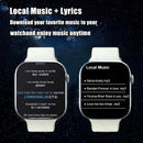 Novo olá relógio 3 pro plus relógio inteligente série 9 45mm hd amoled 4g rom nfc bússola relógio bluetooth chamada smartwatch 2024 das mulheres dos homens