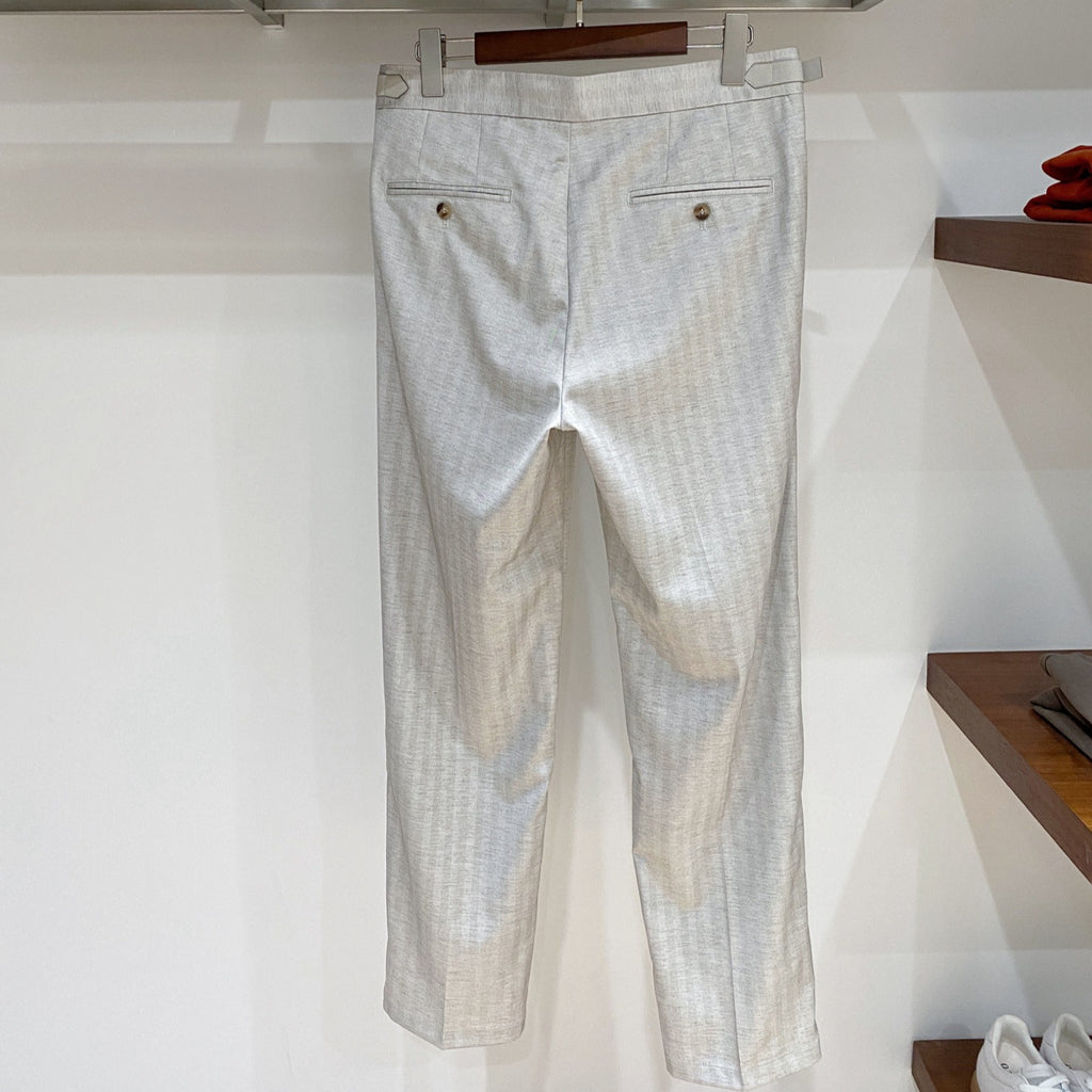 Men's Business-Casual Solid-Color Dress Trousers