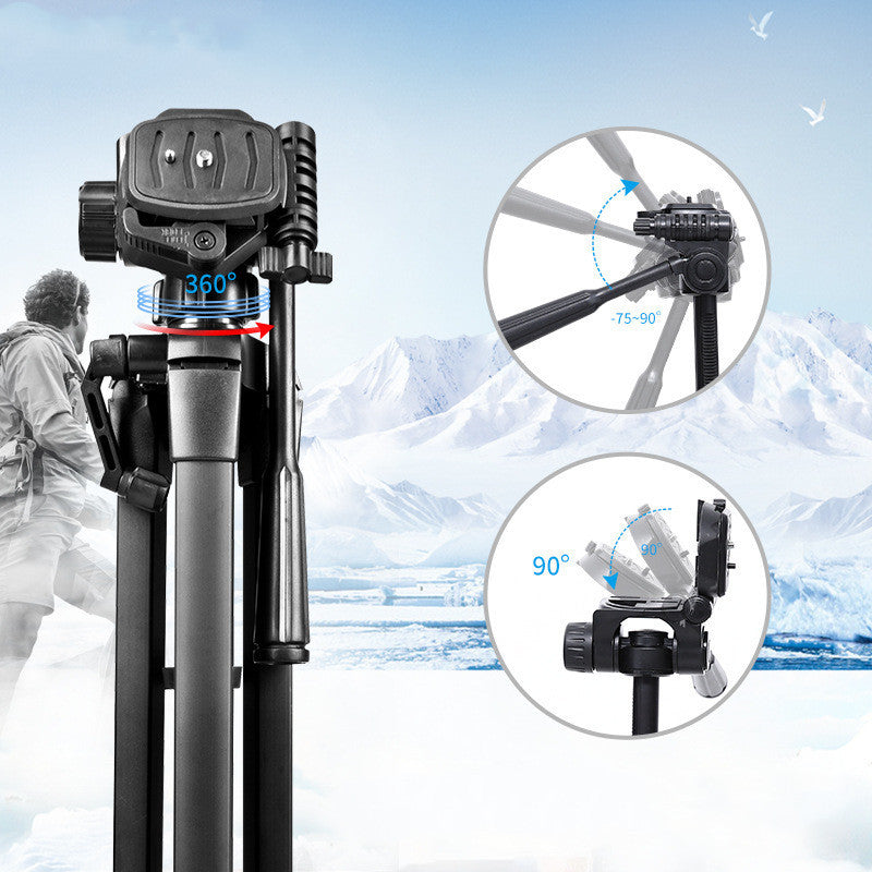 Tripé Leve e Portátil para Máquinas Fotográficas DSLR – Ideal para Fotografia Profissional ou Amadora