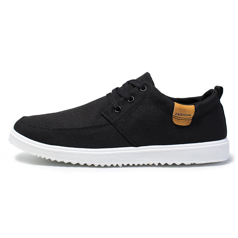 Men's Shoes Breathable Canvas Shoes Korean Style Trendy