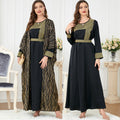 Round Neck Embroidery Gilded Long Sleeve