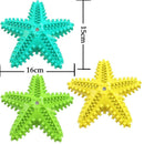 Brinquedo Interativo para Cães Grandes – Estrela-do-mar com Som, Limpeza dos Dentes