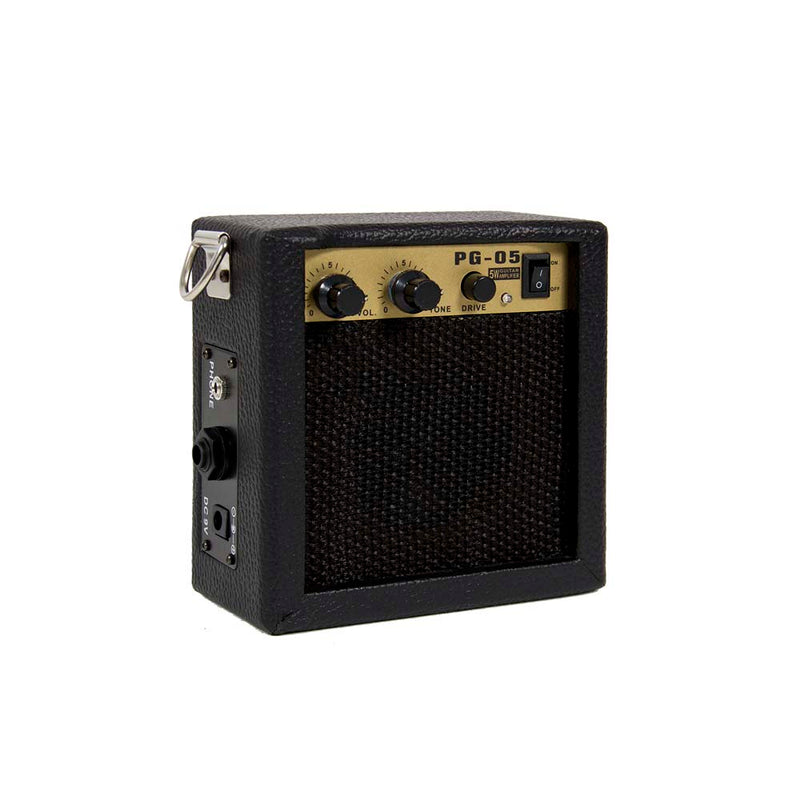 Electric guitar set for beginners, gift with amplifier - black-3