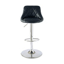2 barstools with backs, 2 in black-2