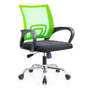 Office swivel chair with armrests in several colors - green-0