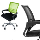 Office swivel chair with armrests in several colors - green-2