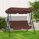 Garden swing bed available in brown-2