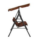 Garden swing bed available in brown-1