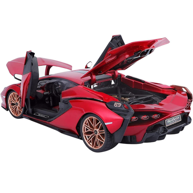 Lamborghini Sian FKP 37 Vermelho-2