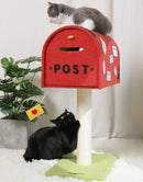 Mailbox Red Climbing Frame Cat Tree-3