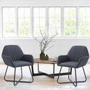 2 Molli dining chairs, in several colors - gray-1