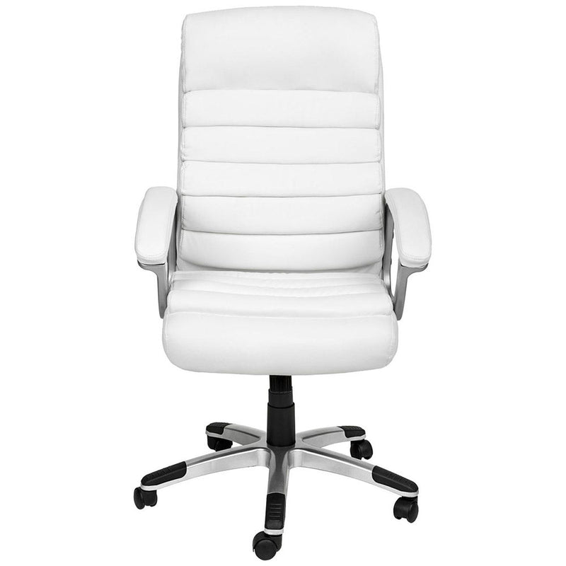 Premium boss swivel chair, 2 colors - white-1