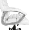 Premium boss swivel chair, 2 colors - white-3