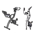 Exercise bike with backrest and rubber rope-1