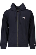 TOMMY HILFIGER MEN'S BLUE ZIP SWEATSHIRT-0
