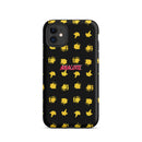 iPhone 14, 13, 12, 11 Christmas Theme iPhone Cases Star Black Anacotte-1