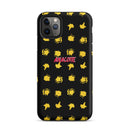 iPhone 14, 13, 12, 11 Christmas Theme iPhone Cases Star Black Anacotte-3