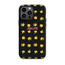 iPhone 14, 13, 12, 11 Christmas Theme iPhone Cases Star Black Anacotte-9