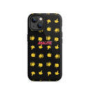 iPhone 14, 13, 12, 11 Christmas Theme iPhone Cases Star Black Anacotte-12