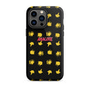 iPhone 14, 13, 12, 11 Christmas Theme iPhone Cases Star Black Anacotte-0