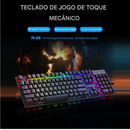 Conjunto Gamer Teclado e Mouse Mecânico RGB – Kebidumei